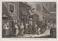 KG 15064
<br/>
Verkiezingen op de binnenplaats van een Herberg
<br/>
<em>June, John (1740/70 werkz.)</em>